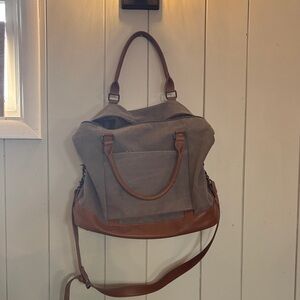 CAMTOP women’s travel canvas weekend overnight carry on bag